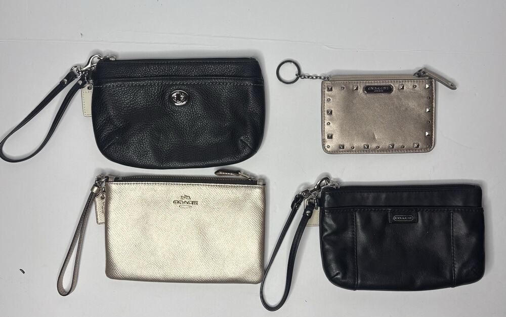 Coach Leather Wallet Bundle